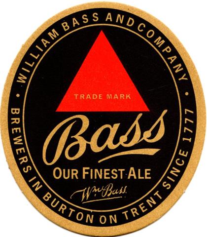 burton wm-gb bass bass oval 6a (220-our finest ale)
